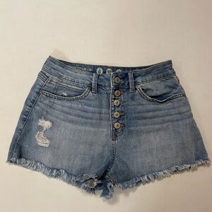 By Rewash super high-rise mom shorts Vintage Reunion denim jean shorts size 7/28